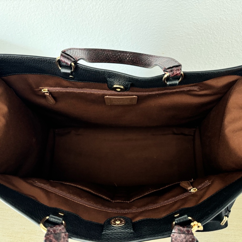 Coach x Basquiat Brown Signature Canvas Tote - Picture 6 of 6